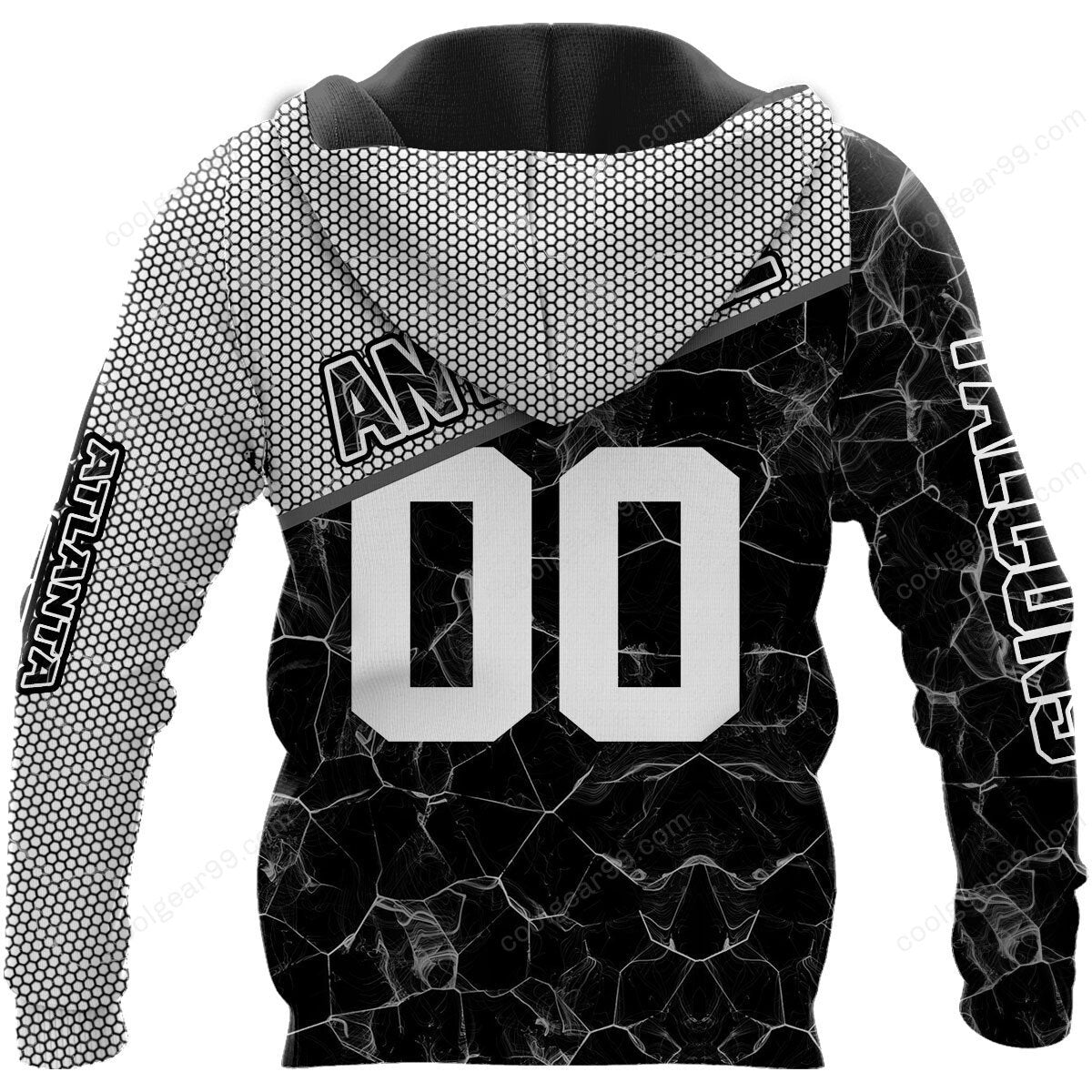 NFL x ATL Electric Marble Personalized Hoodie HLP HLPHUONG