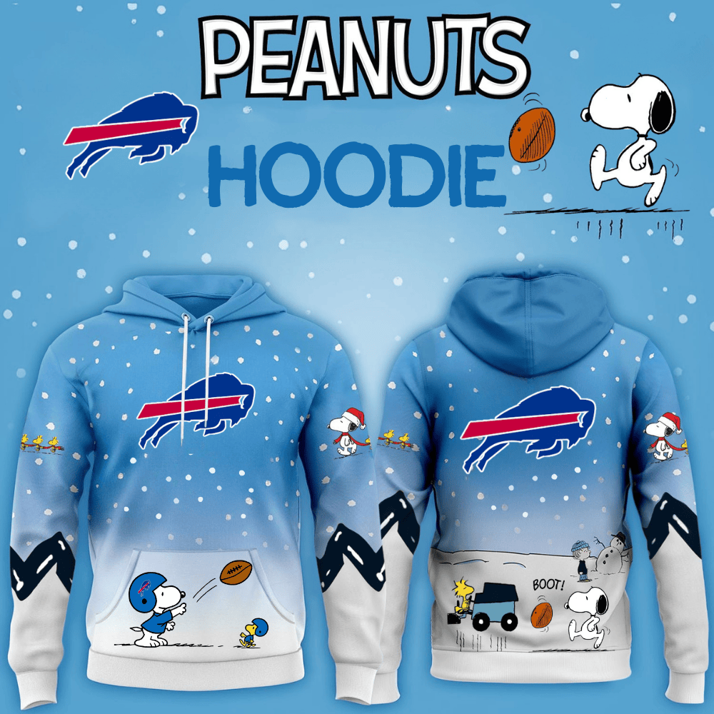 NFL x BUF Winter Pea 3D Hoodie HLP HLPHUONG