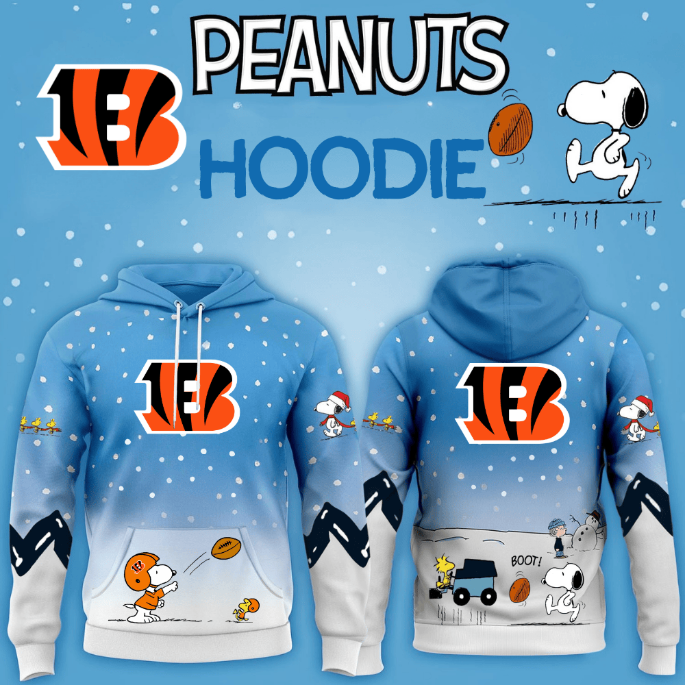 NFL x CIN Winter Pea 3D Hoodie HLP HLPHUONG