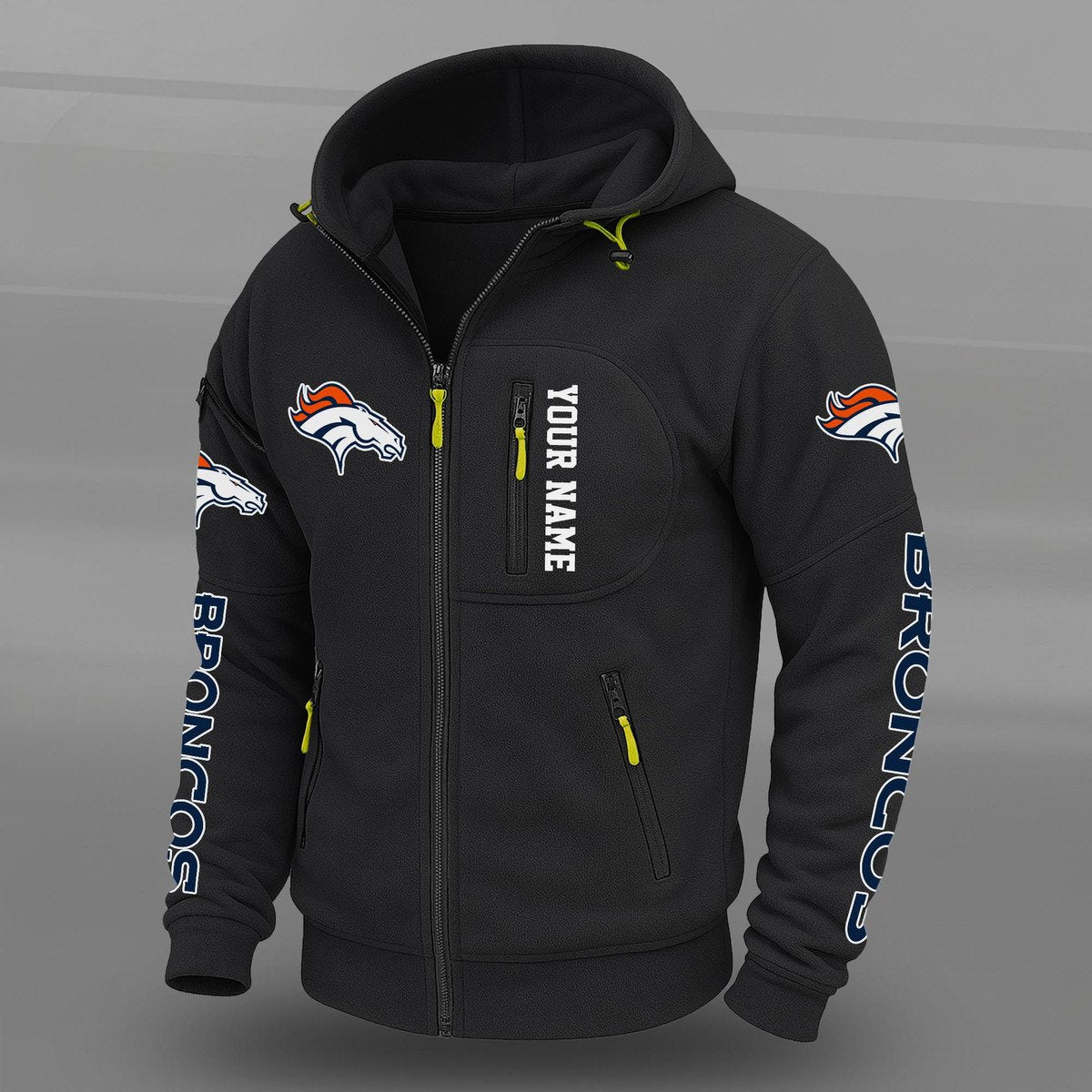 NFL x DEN Personalized Powerline Full Zip Hoodie HLP HLPHUONG
