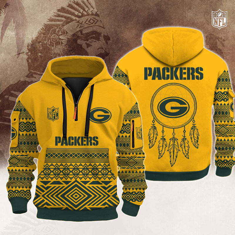 NFL x GB Native Half-zip Hoodie HLP