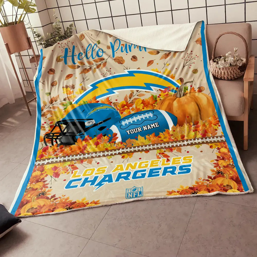 NFL x LAC Hello Pumpkin Quilt HLP