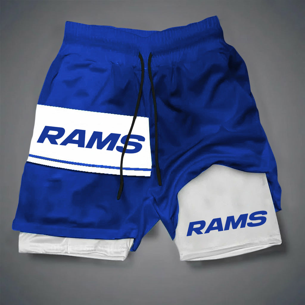 NFL x LAR DOUBLE LAYER SHORTS V1 NAK NHM