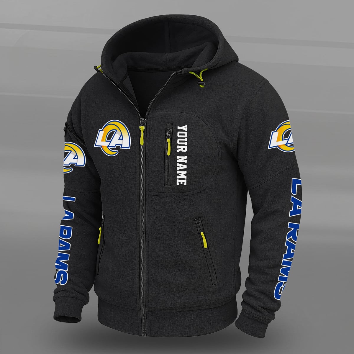 NFL x LAR Personalized Powerline Full Zip Hoodie HLP HLPHUONG