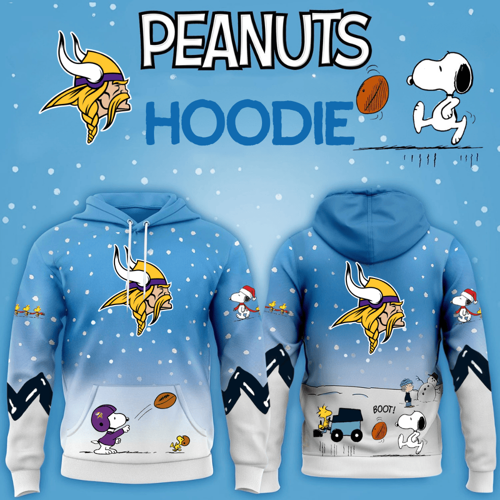 NFL x MIN Winter Pea 3D Hoodie HLP HLPHUONG