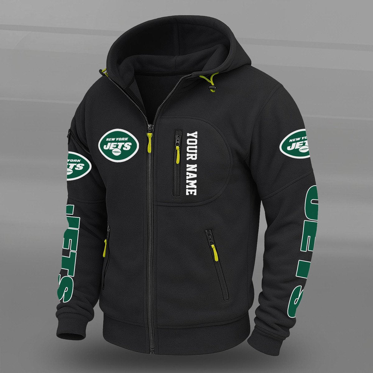 NFL x NYJ Personalized Powerline Full Zip Hoodie HLP HLPHUONG