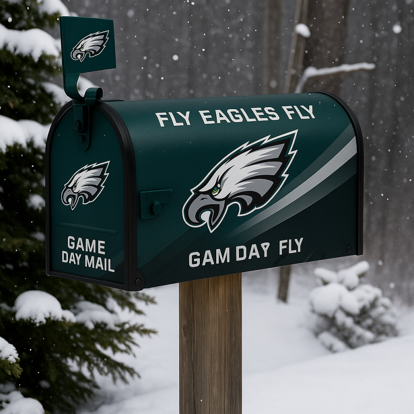 NFL x PE Rugby Outdoor Mailbox Decoration V1 NAK NHT