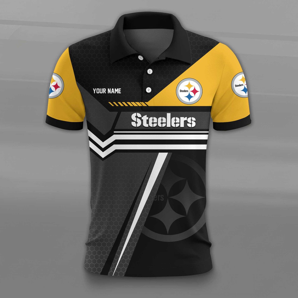 NFL x PIT Personalized 3D Polo Shirt HLP HLPHUONG