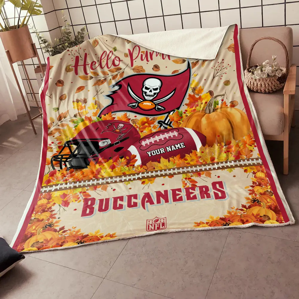 NFL x TB Hello Pumpkin Quilt HLP
