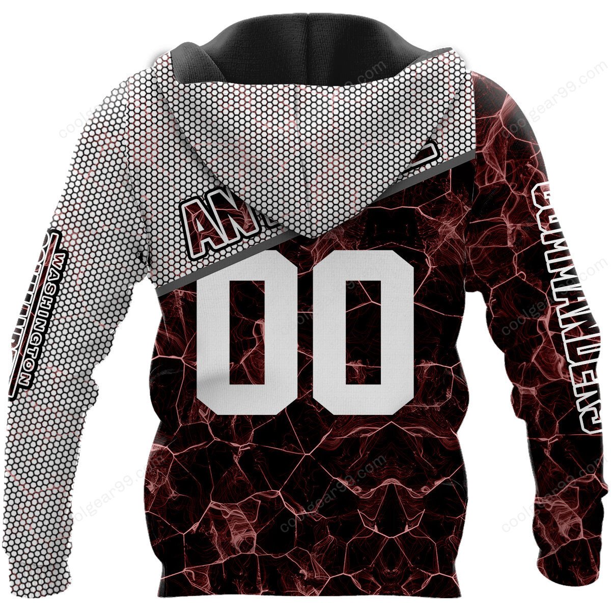 NFL x WAS Electric Marble Personalized Hoodie HLP HLPHUONG