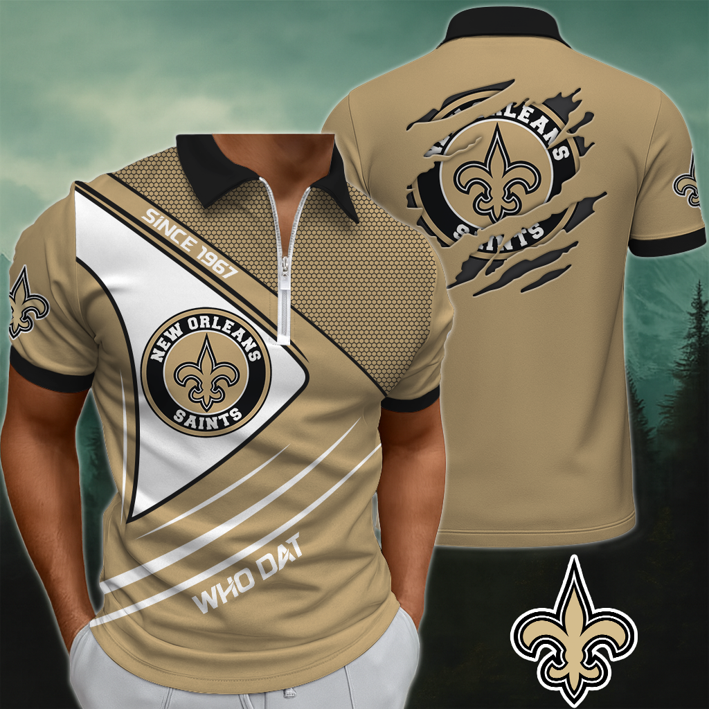 NOS x NFL Premium 3D Zip Polo DDT NTL