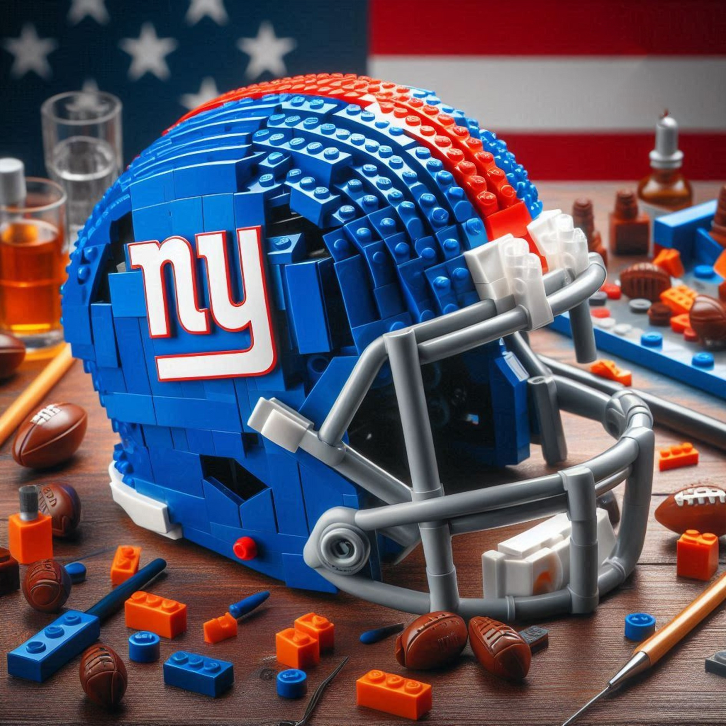 NYG x Helmet Brick Set DATND TANTD