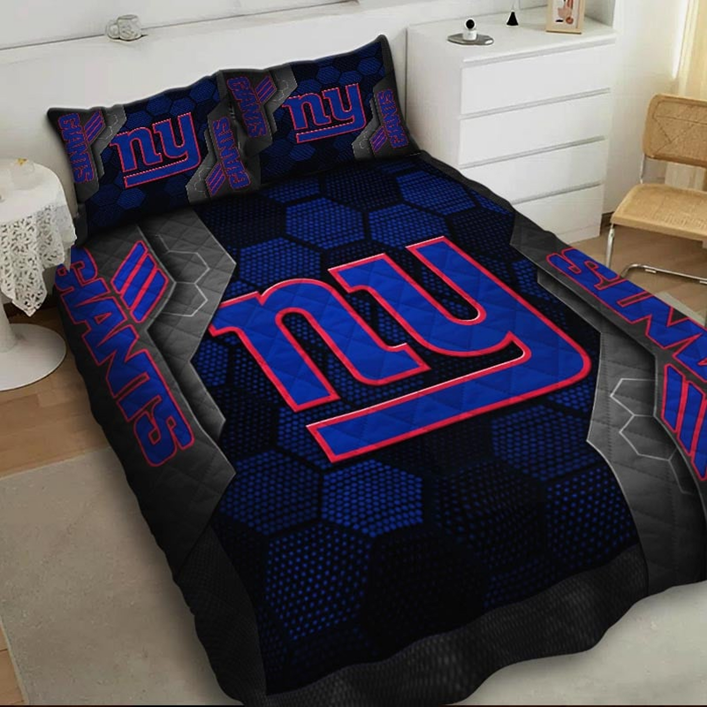NYG x NFL Bedding Set Multicolor DATND TANTD