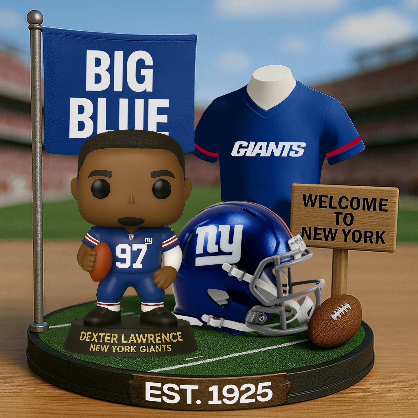 NYG x NFL Premium Commemorative Figure DatND DVT