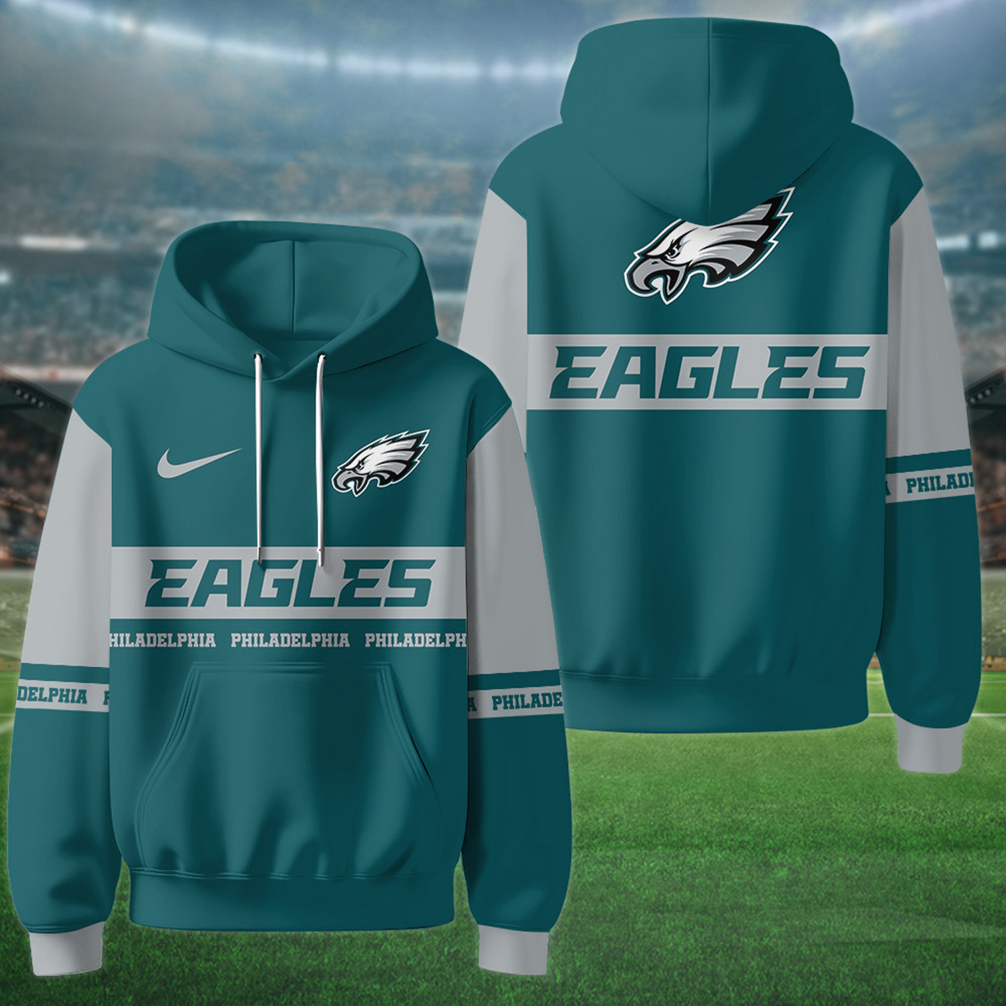 PHI x NFL Special Hoodie New Style Personalized Gifts For Fan DATND TANTD