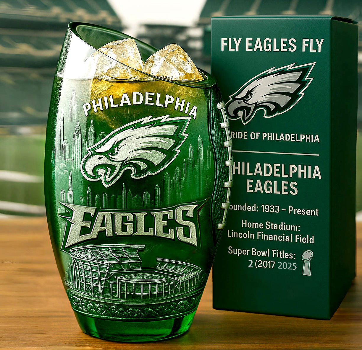 PHIL x NFL PRENIUM WHISKEY GLASS TUANND NHM