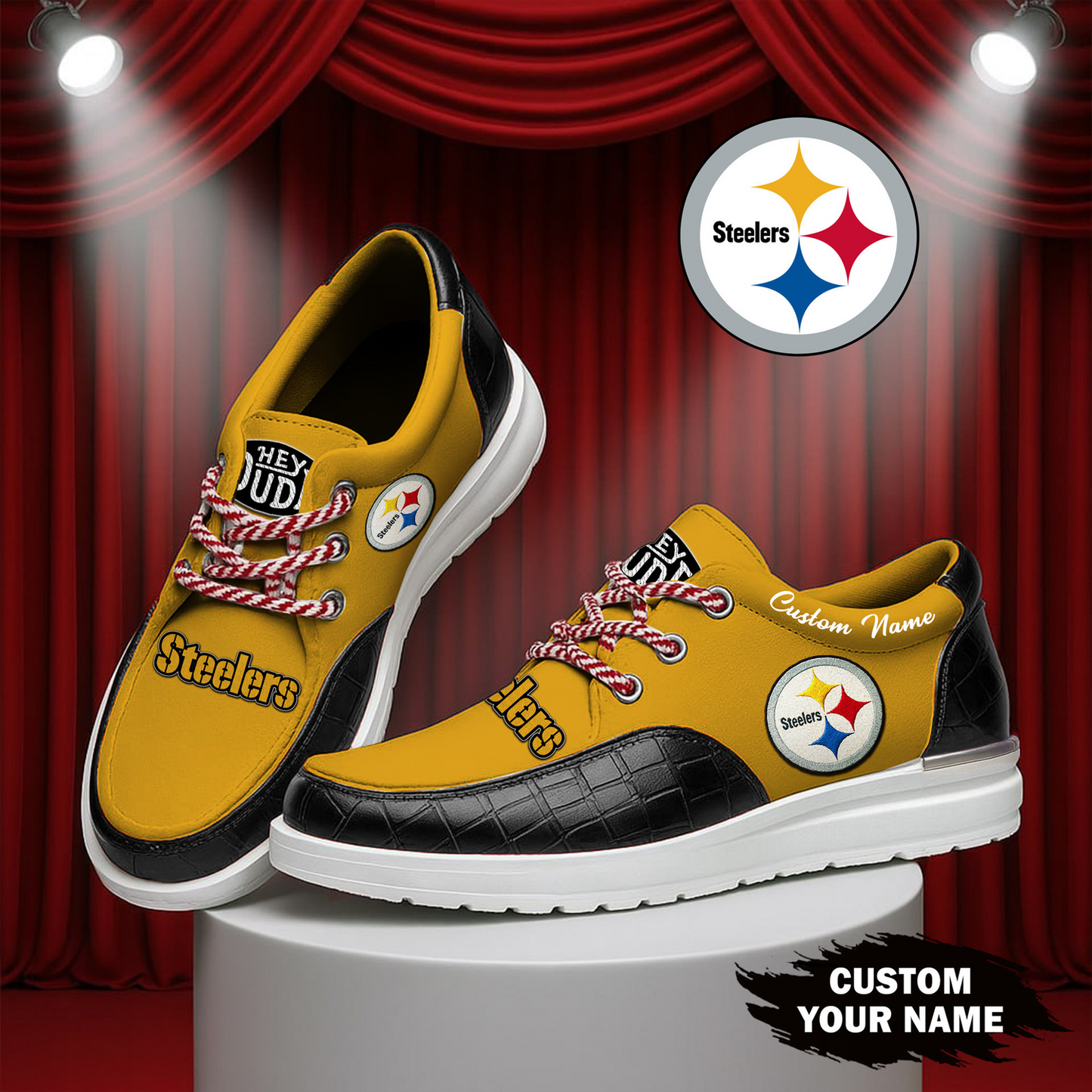 PIT x NFL Premium Leather Loafer Shoes TUANND TANTD