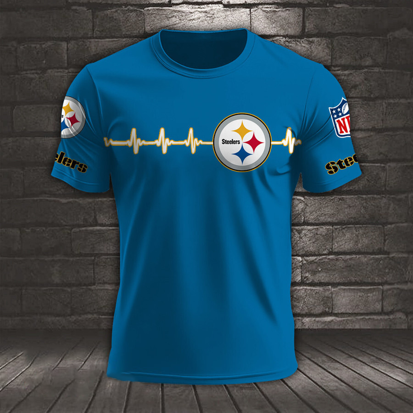PIT x NFL Heart Rate Map Special 3D Shirt DatND ThuongNH
