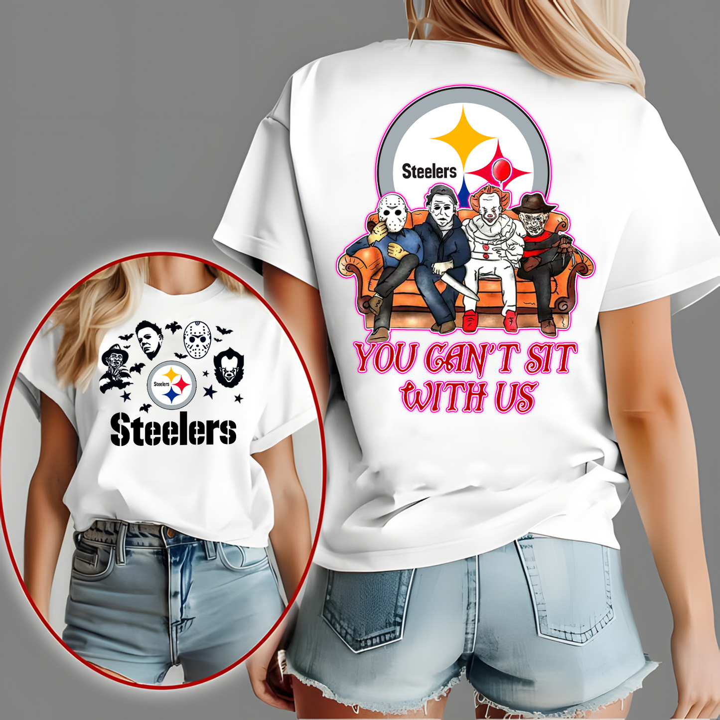 PIT x NFL Horror Movie Fan Shirt DatND DVT