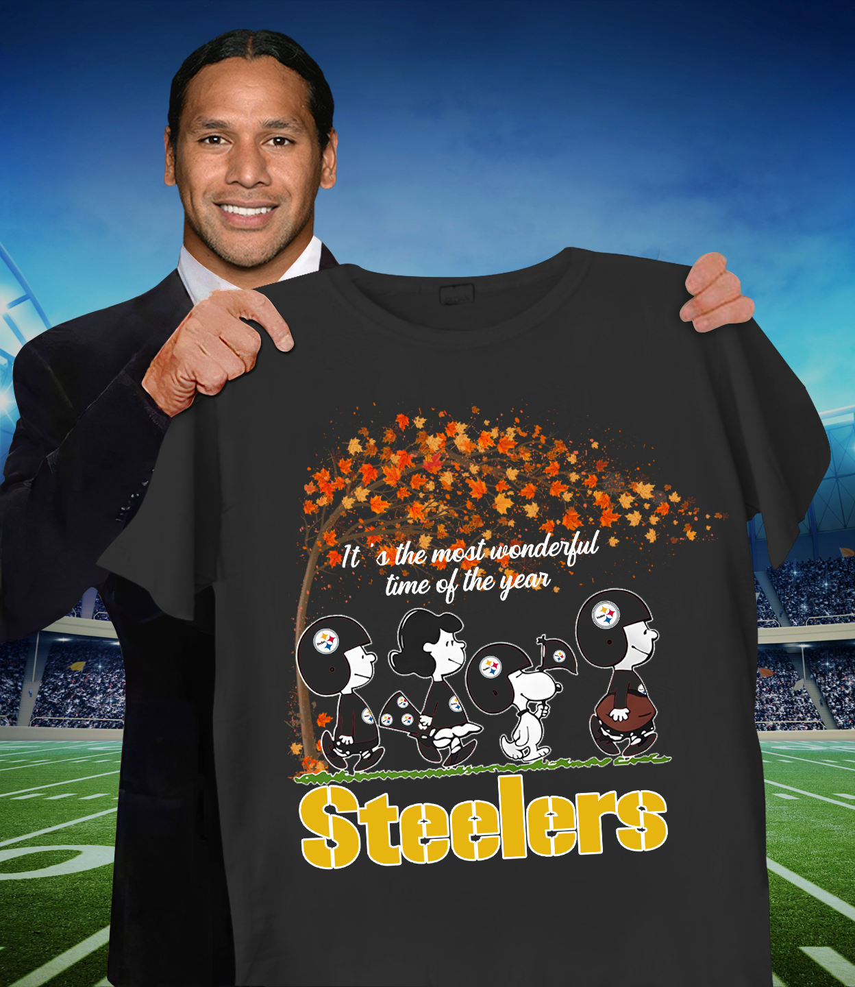 PIT x NFL It's The Most Wonderful T-Shirt DATND TANTD