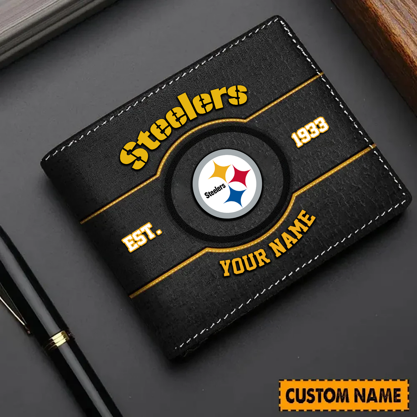 PIT x NFL Men's Wallets DATND TANTD