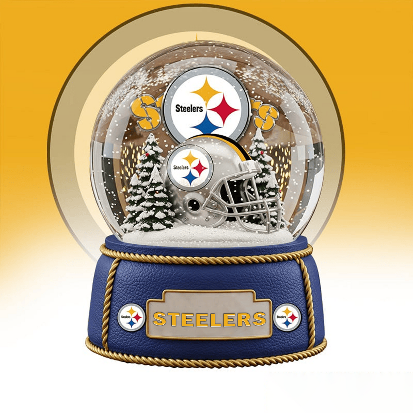 PIT x NFL Prenium Christmas Acrylic Block Plaque TUANND TANTD