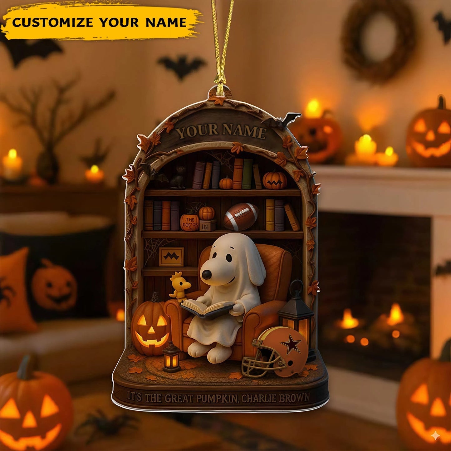 PREMIUM - Personalized SNOOPY x DAL Ornament NDT NHM