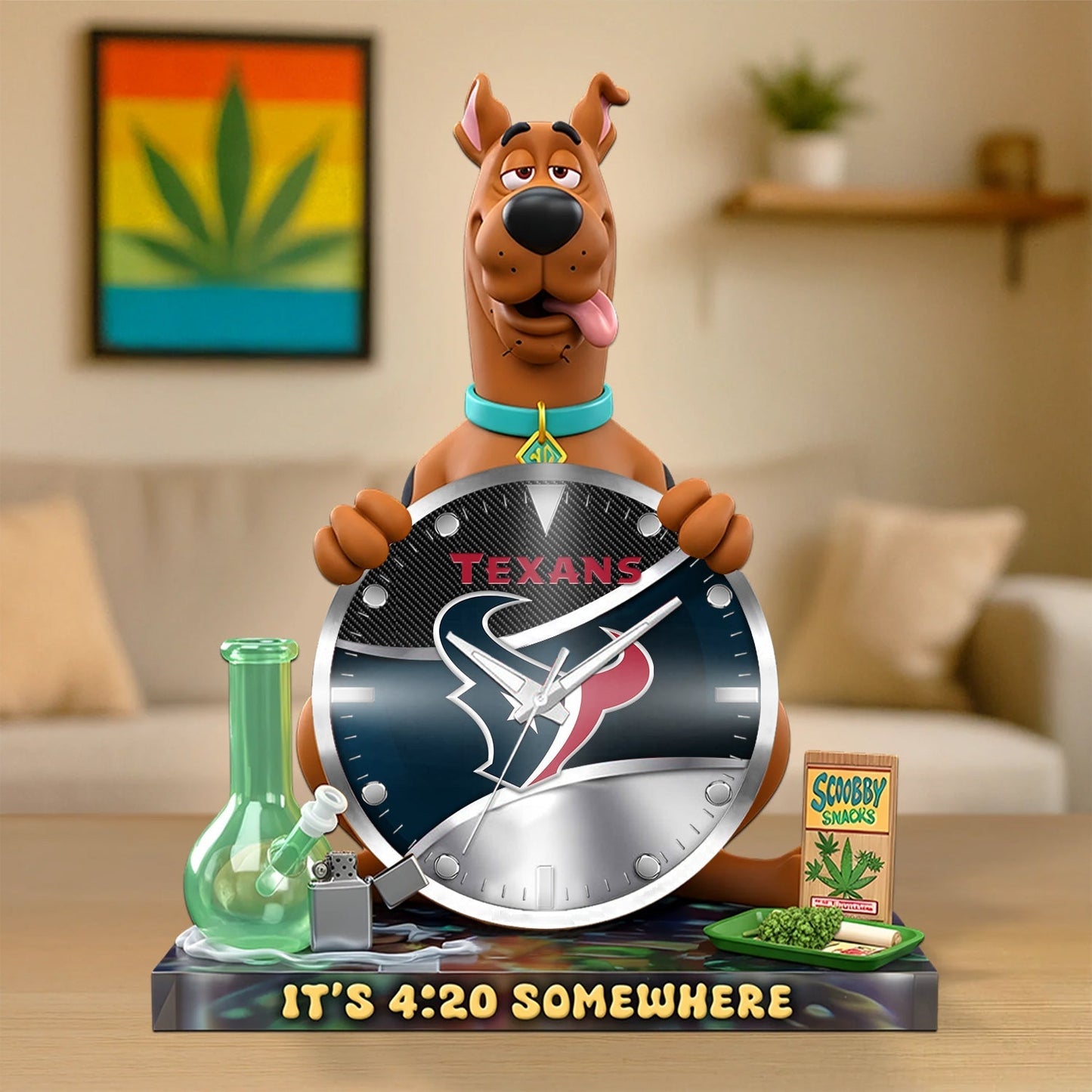 PREMIUM DESK CLOCK PLANQUE X HOU NDT NHM