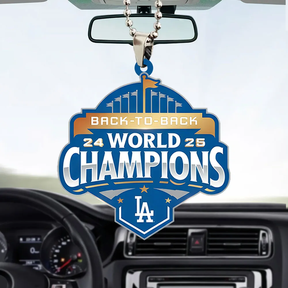 Premium MLB LAD World Series Acrylic Car Ornament V1 NMD 031125 TTV
