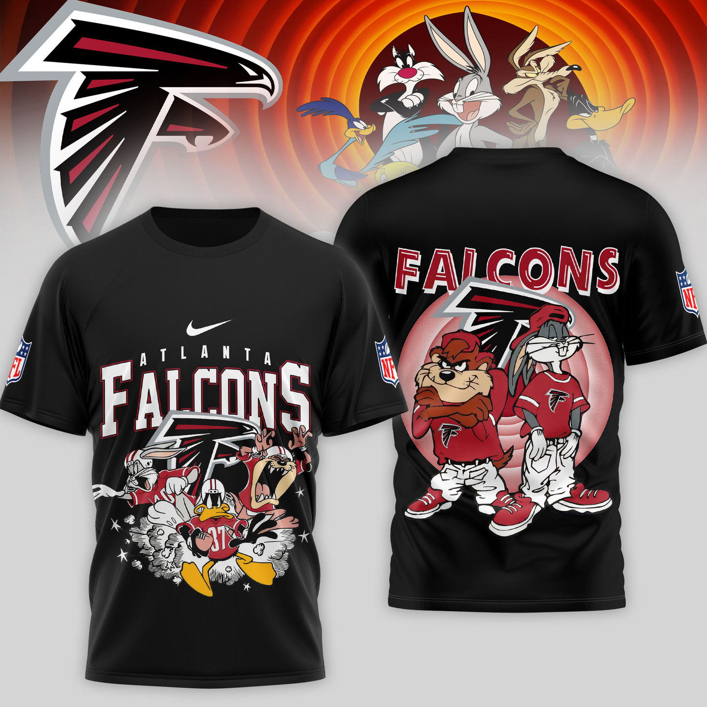 Premium NFL ATL x LNTS T-shirt V1 NMD TTV