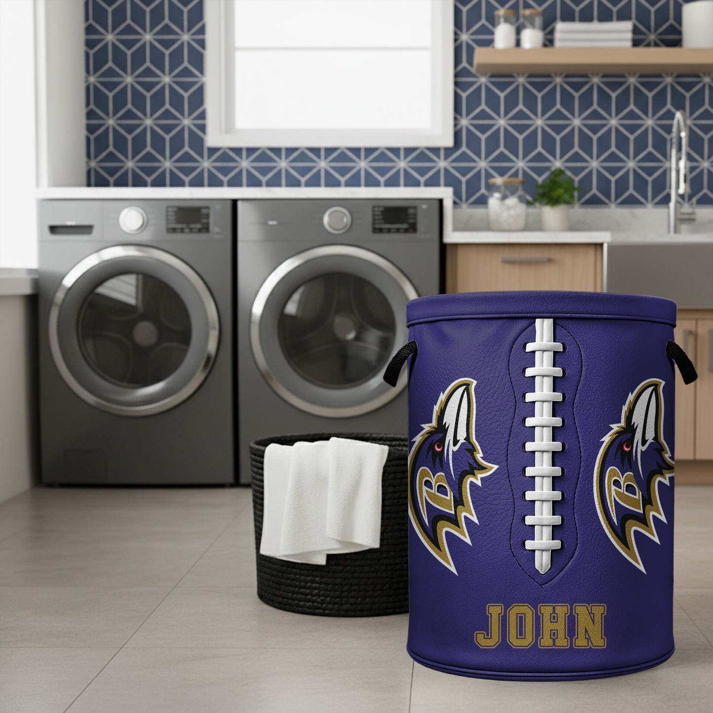 Premium NFL BAL Clothes Hamper HI V1 NMD TTV
