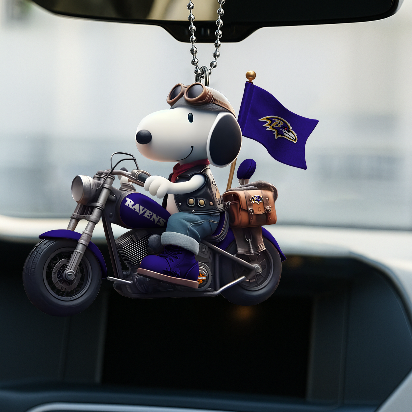 Premium NFL BAL x SNP Car Ornament DATND TANTD