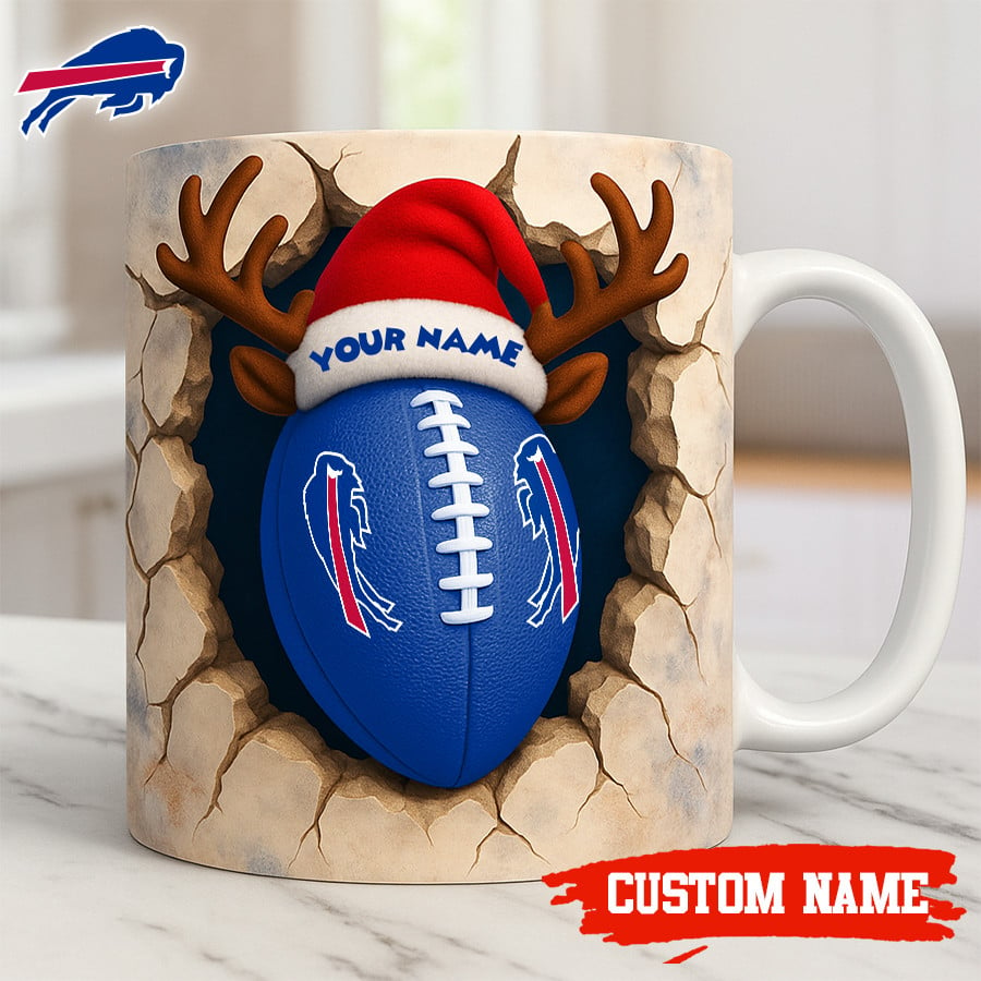 Premium NFL BUF Christmas Football Ceramic Mug V2 NMD TTV