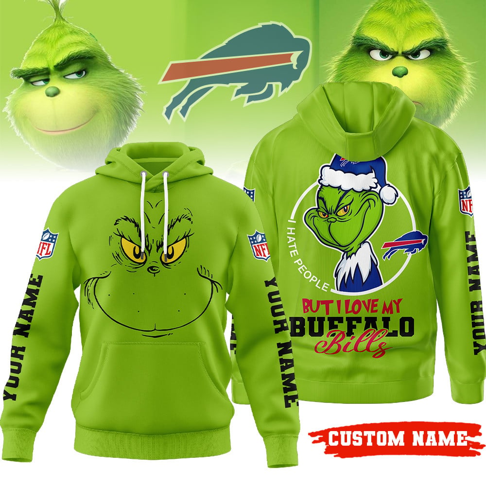 Premium NFL BUF x The Grinch Hoodie V1 NMD TTV