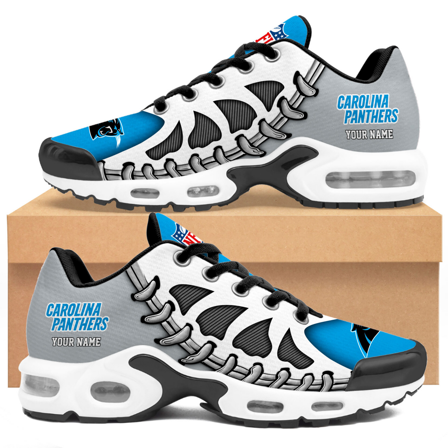 Premium NFL CAR Spine Rush Air Max Sneaker V4 NMD TTV