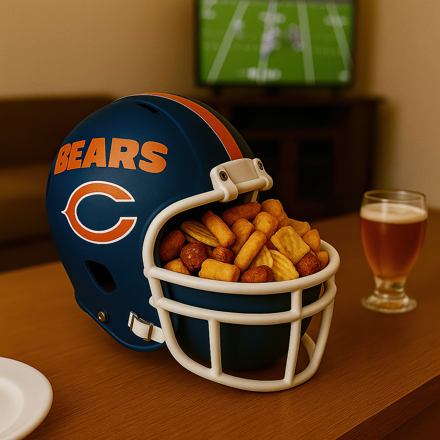 Premium NFL CHI Legacy Football Helmet Snack Bowl V1 NMD TTV