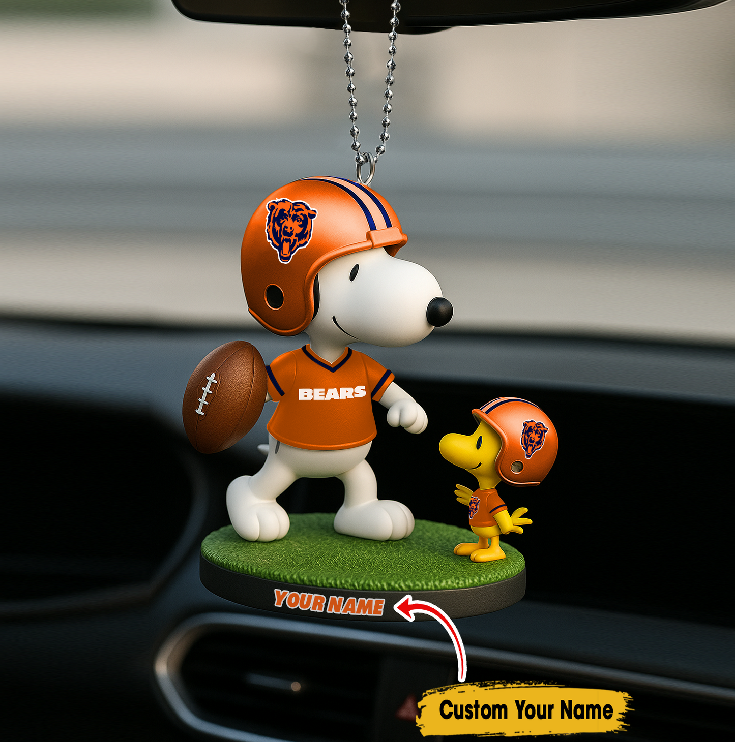 Premium NFL CHI x SNP Car Ornament V4 NMD TTV