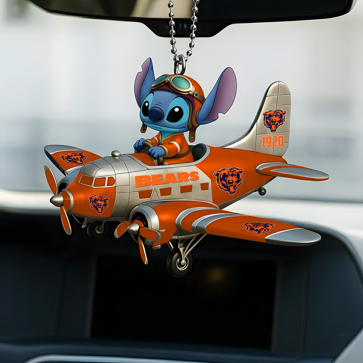 Premium NFL CHI x ST Car Ornament V1 DatND DVT