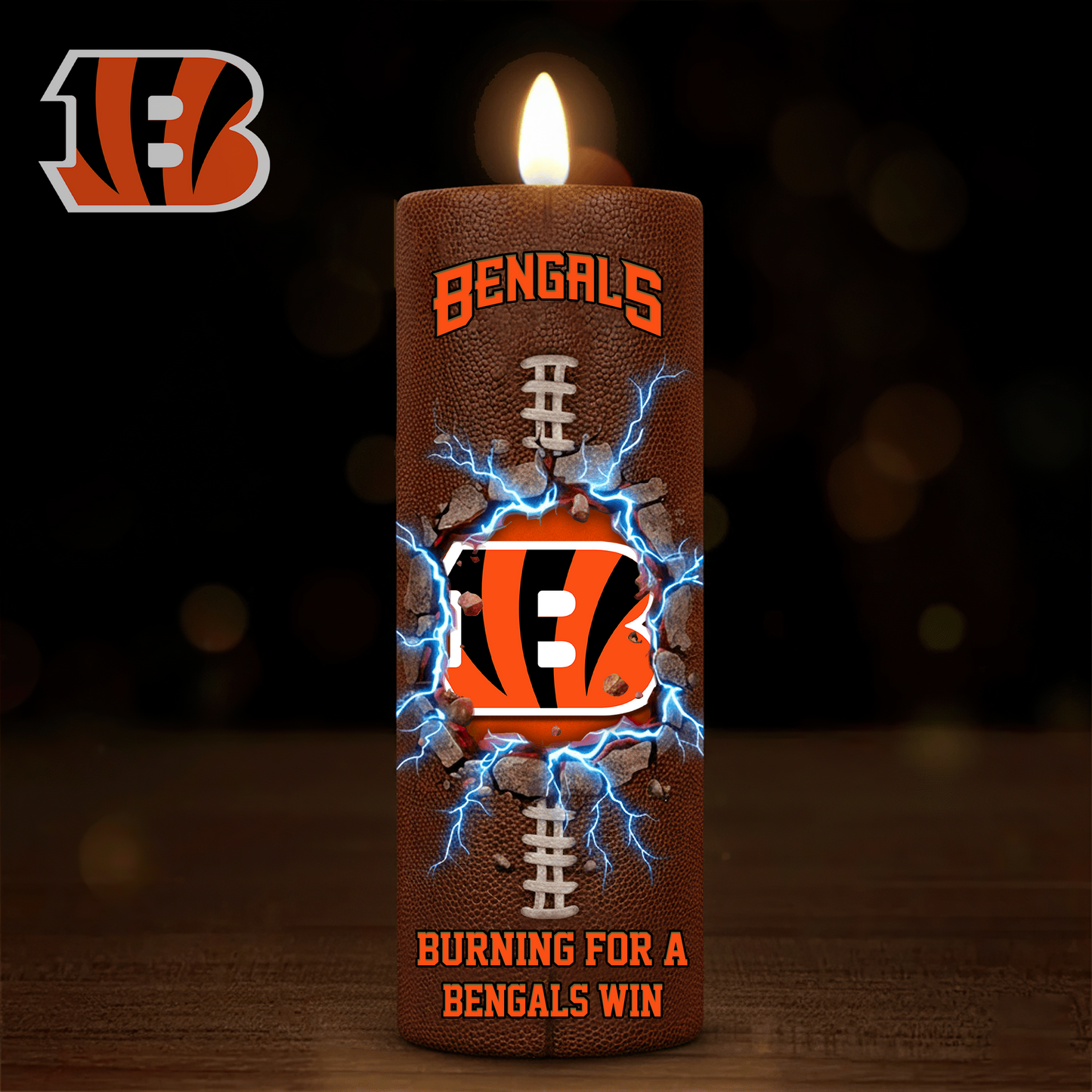 Premium NFL CIN Victory Candle V1 NMD TTV