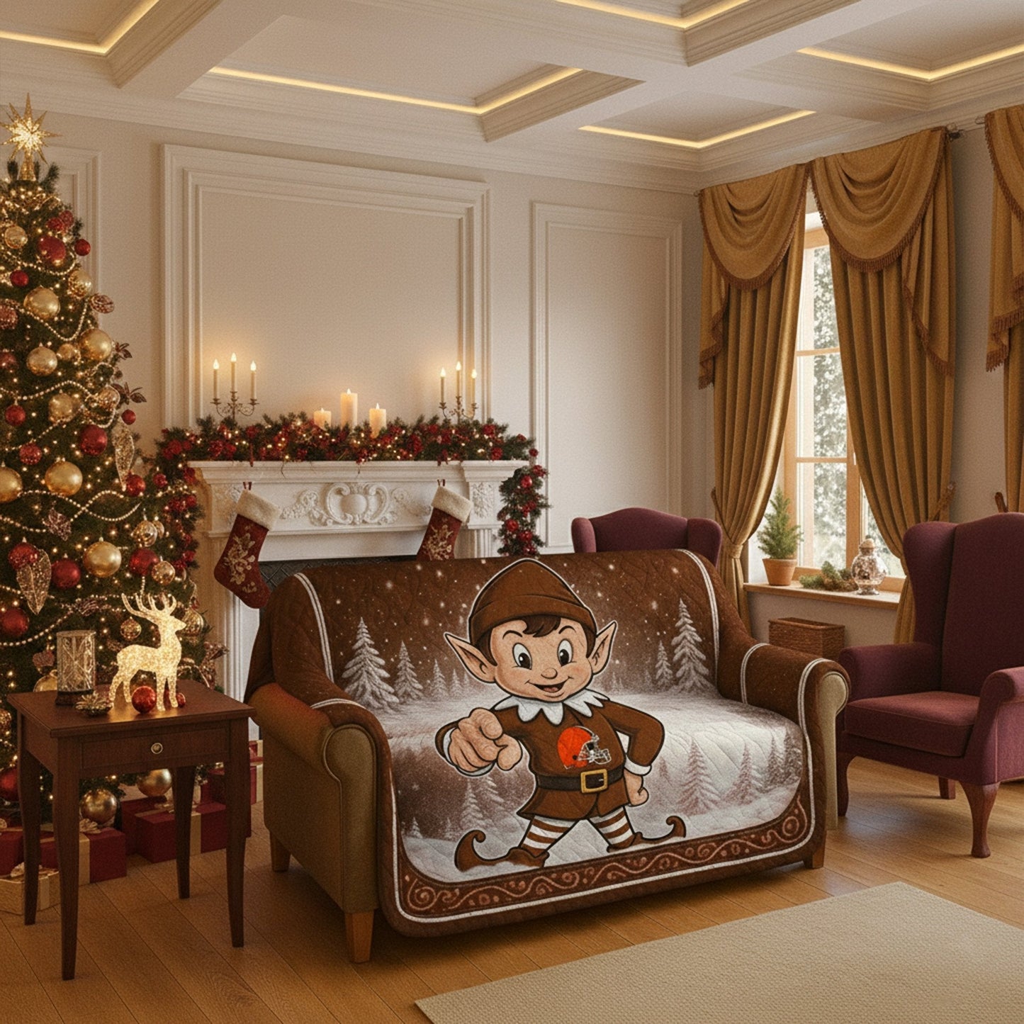 Premium NFL CLE Fleece Blanket V2 NMD NHM