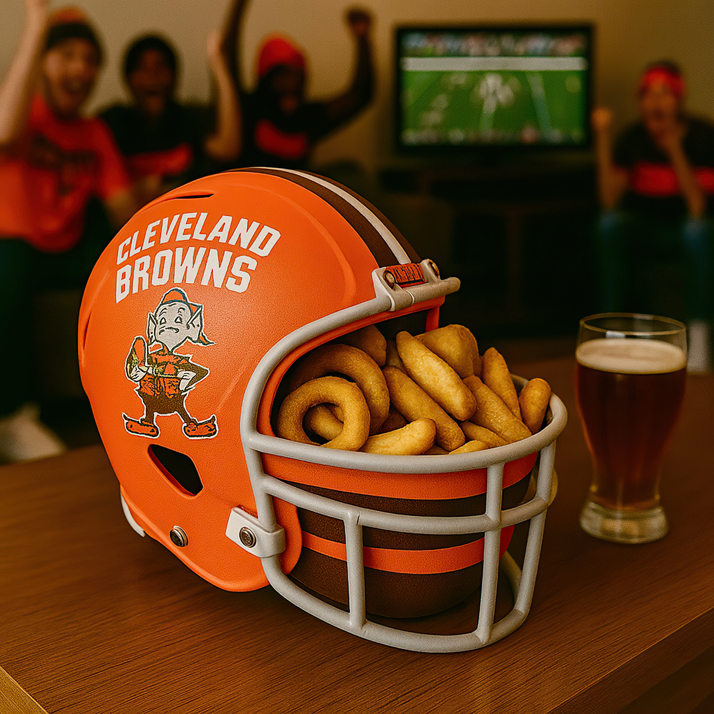 Premium NFL CLE Legacy Football Helmet Snack Bowl V1 NMD TTV