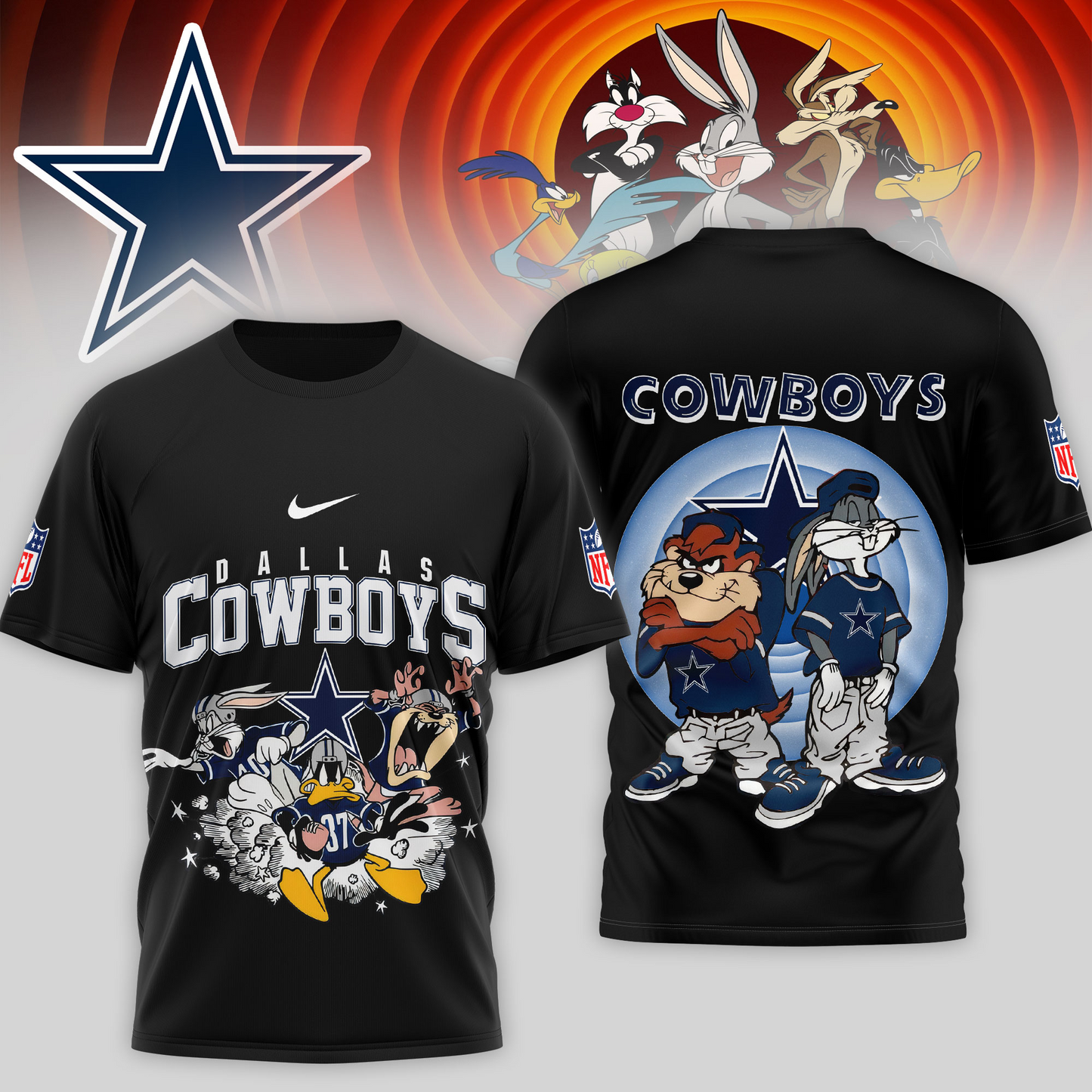 Premium NFL DAL x LNTS T-shirt V1 NMD TTV