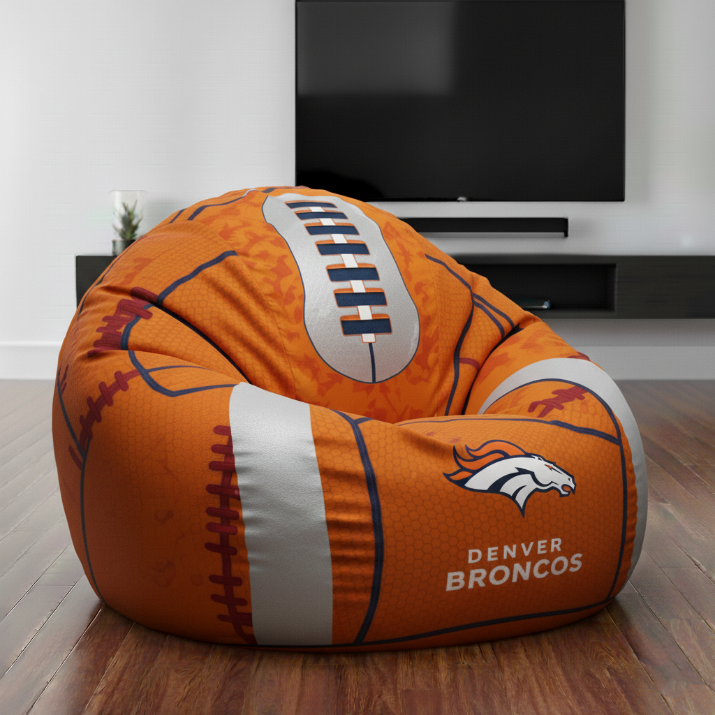 Premium NFL DEN Lounge Bean Chair V1 NMD TTV