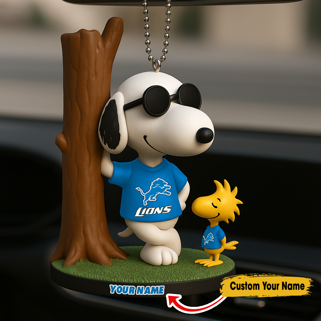 Premium NFL DET x SNP Car Ornament V5 NMD TTV