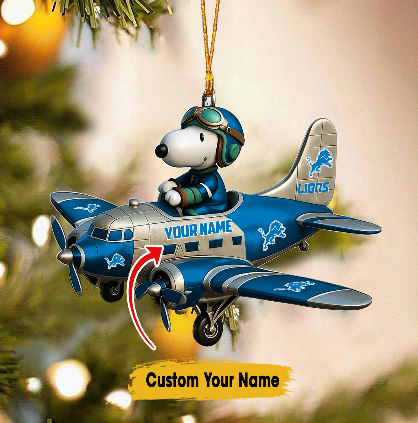 Premium NFL DLx SNP Christmas Tree Ornament V1 NMD TTV