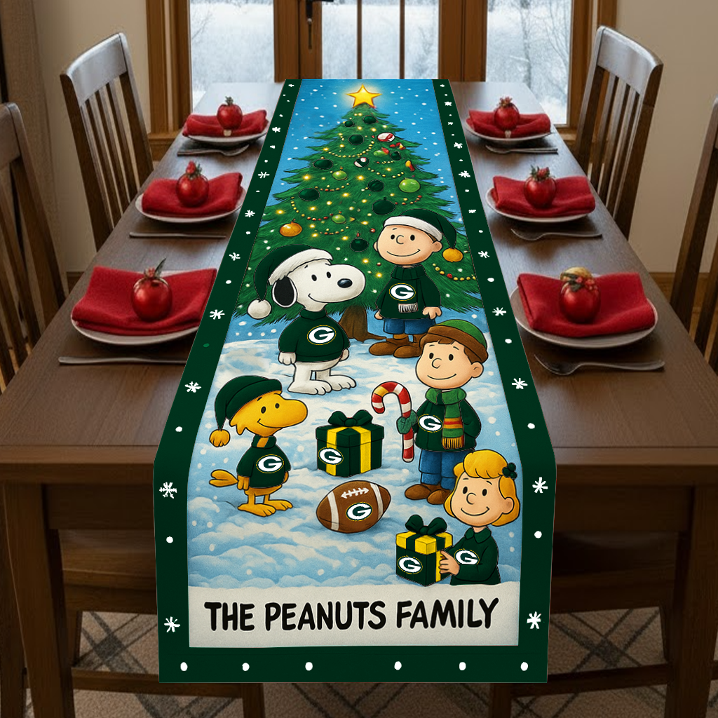 Premium NFL GB x SNP Family Table Runner V1 NMD TTV