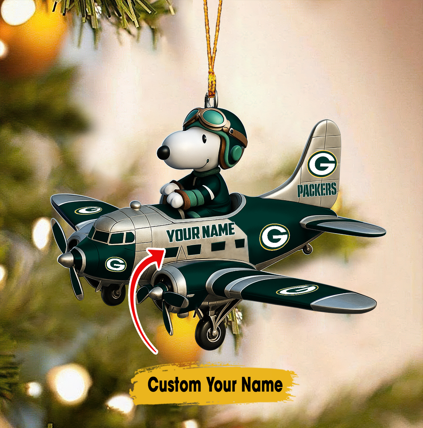 Premium NFL GBP x SNP Christmas Tree Ornament V1 NMD TTV