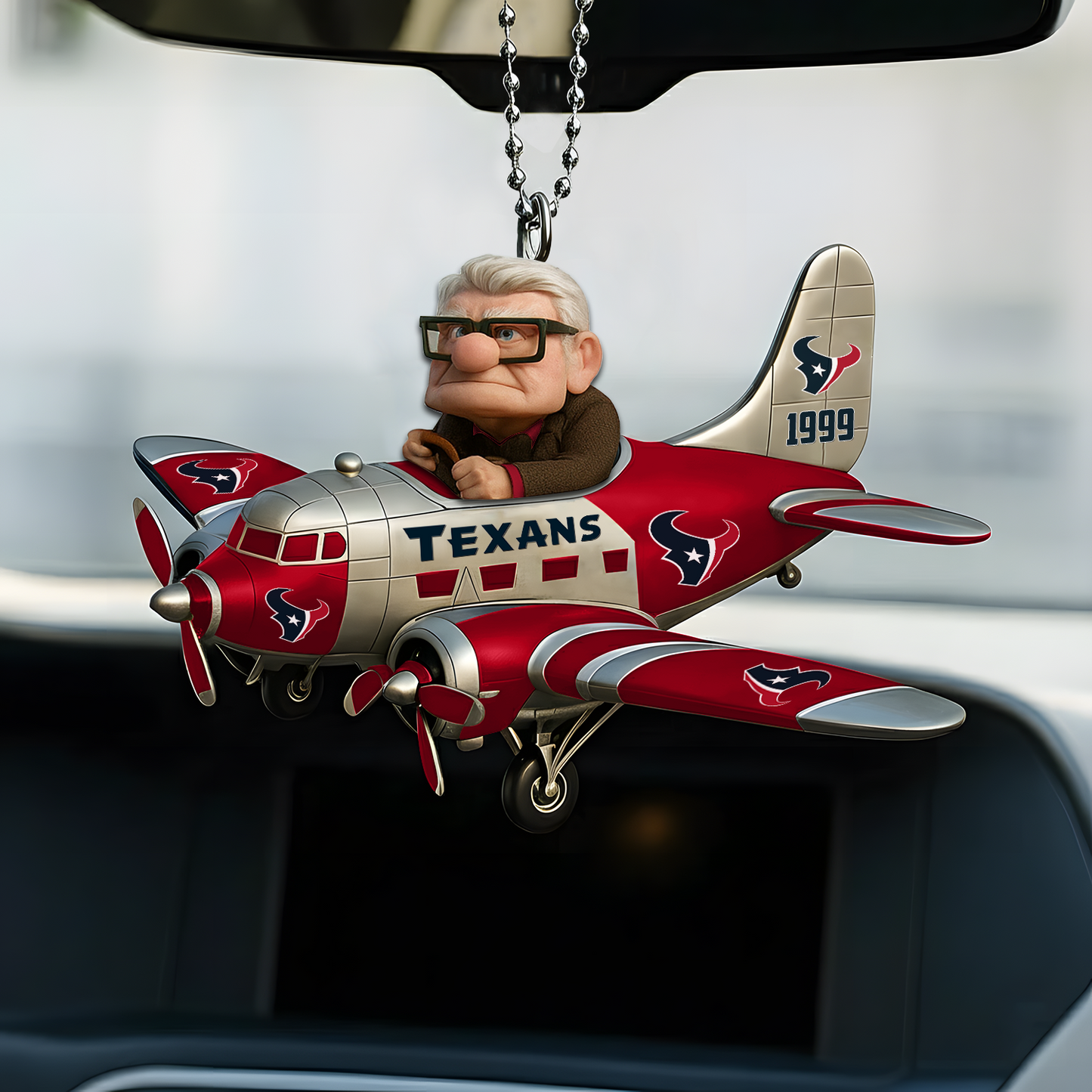 Premium NFL HOU x CARL Car Ornament V1 DATND TANTD