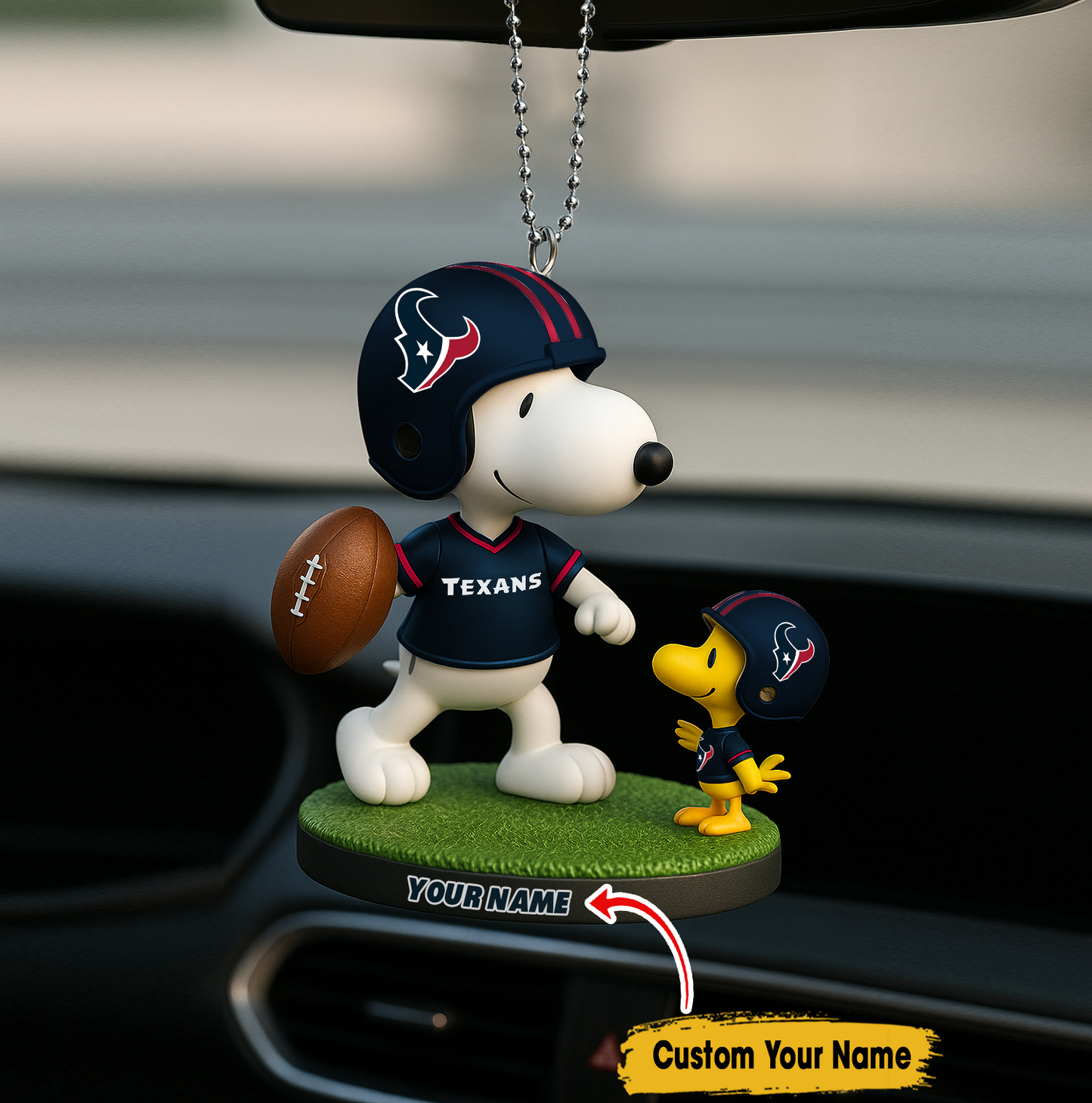 Premium NFL HOU x SNP Car Ornament V4 NMD TTV