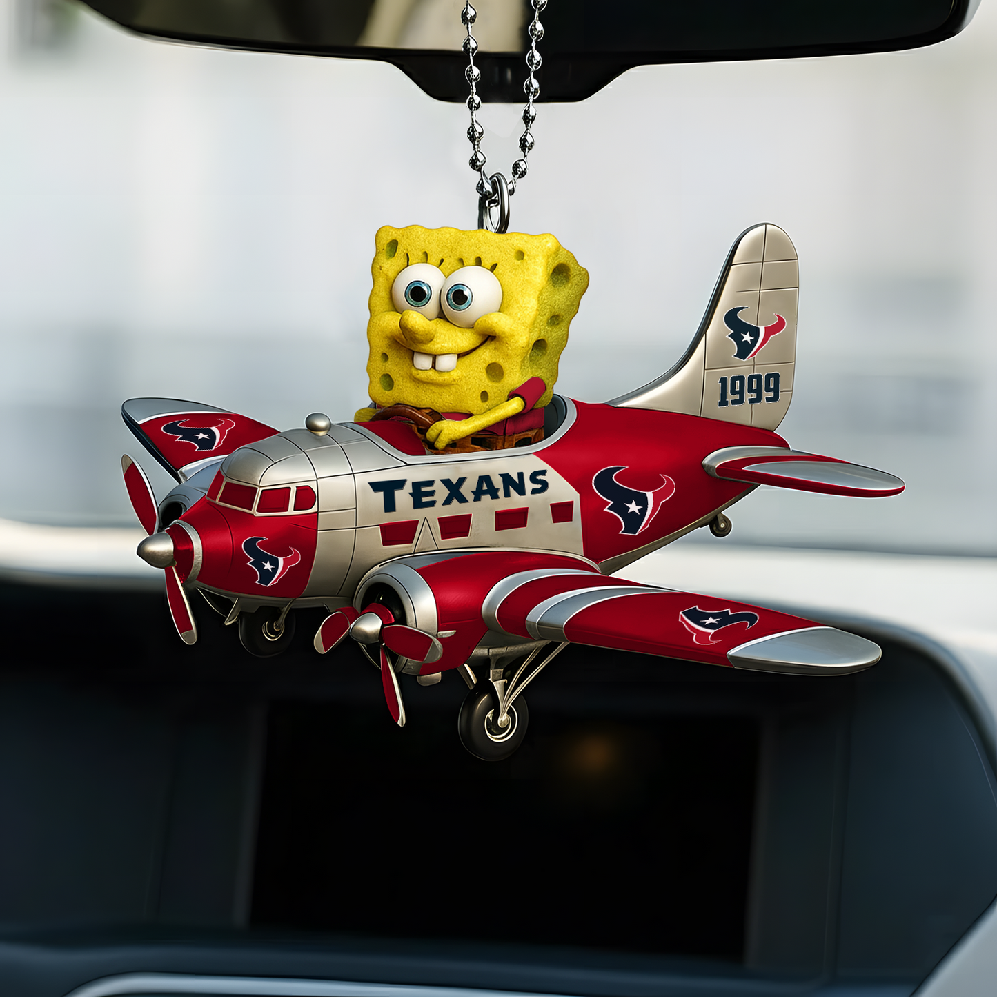 Premium NFL HOU x SPO Car Ornament V1 DATND TANTD